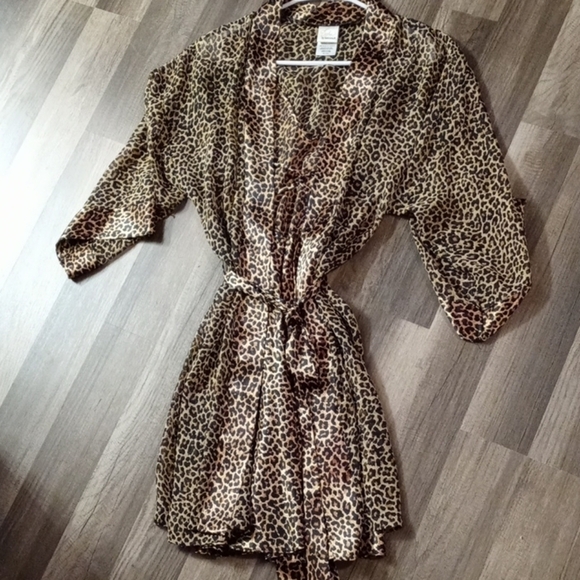 Sophia two-pieceRobe and nightgown small leopard - Picture 6 of 14